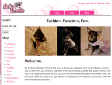 Tablet Screenshot of bellassparkle.com